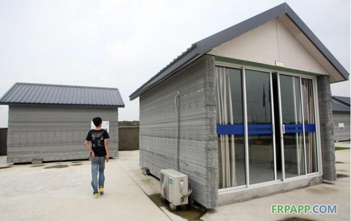 上海建筑商用3D打印技術一天內建10間房-復合材料應用網(wǎng)